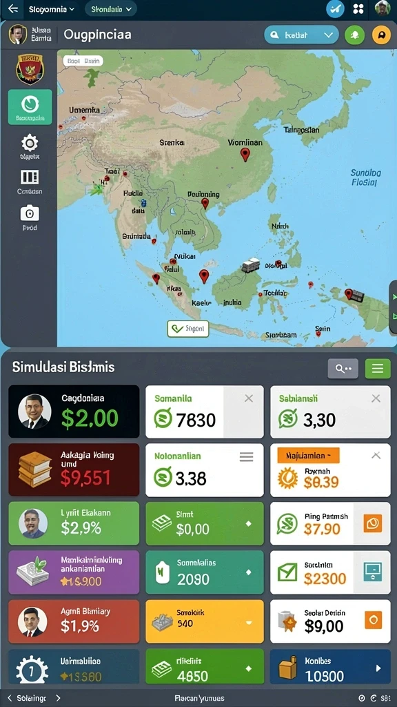 Karakter unik siap untuk petualangan seru.