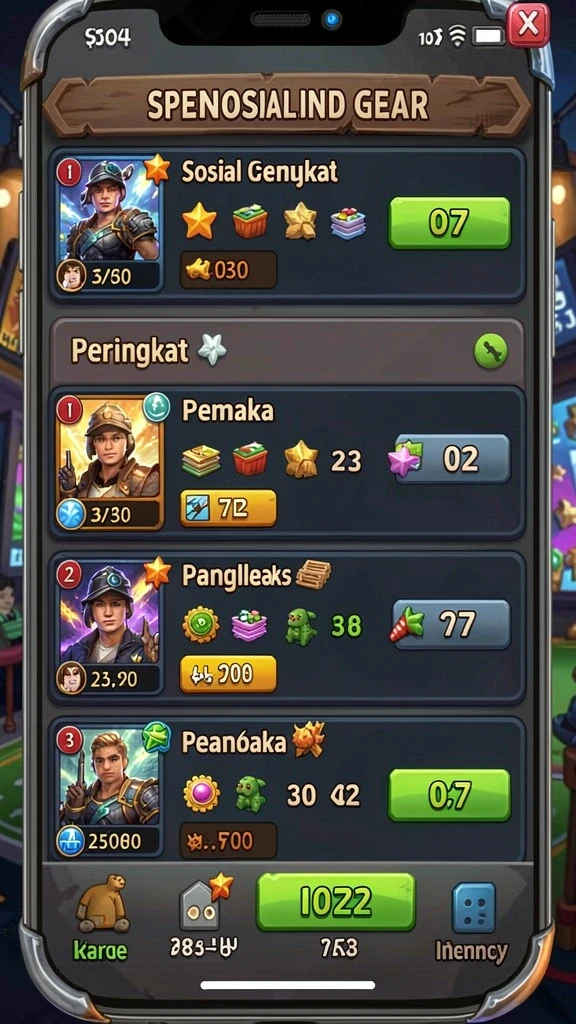 Screenshot aplikasi 8364 memperlihatkan pemandangan indah dunia fantasi.