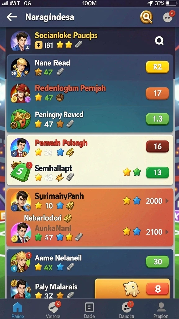 Tampilan antarmuka aplikasi yang ramah pengguna.