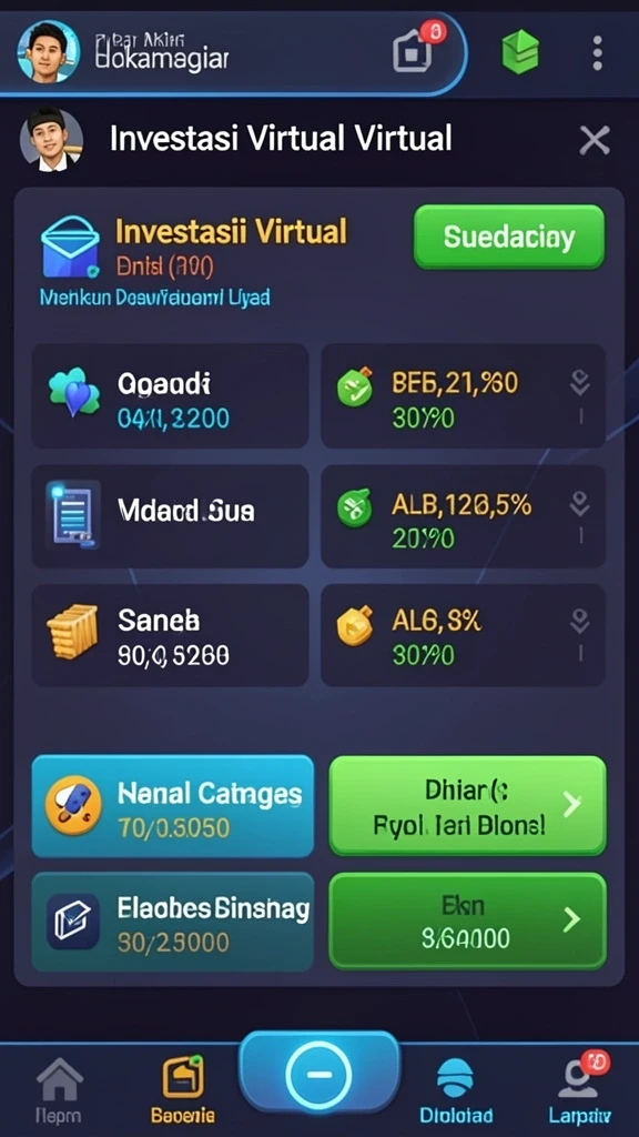 Gambar tampilan karakter utama di dalam game.