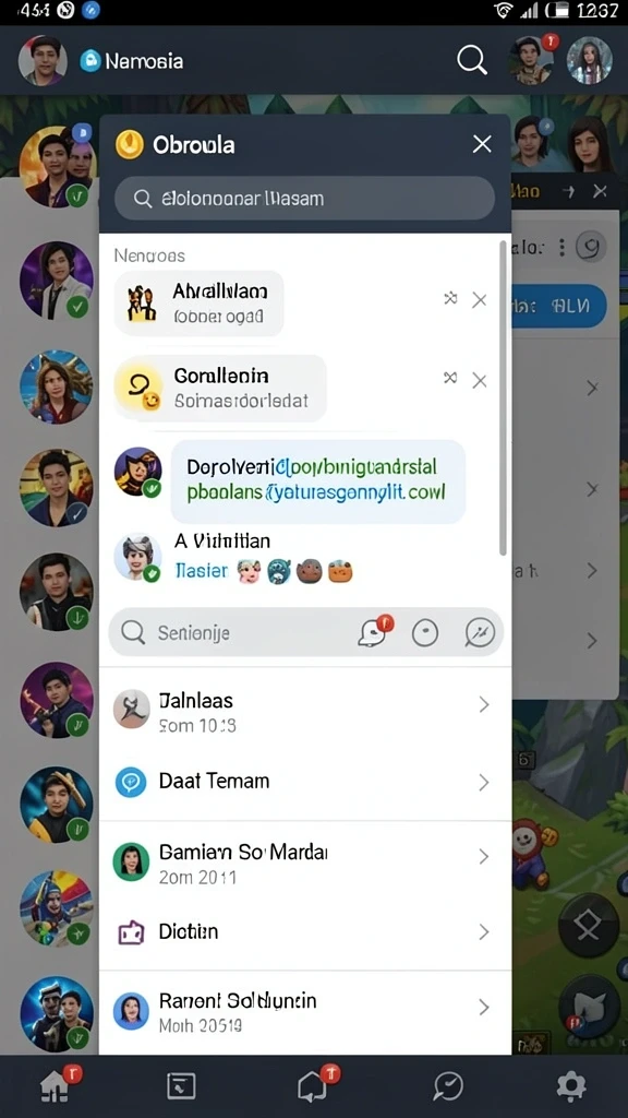 Grafis detail dari salah satu level menantang.