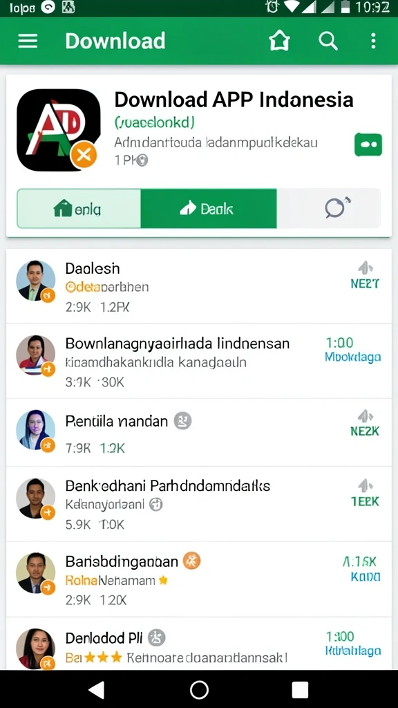 Papan peringkat yang memacu semangat kompetisi.
