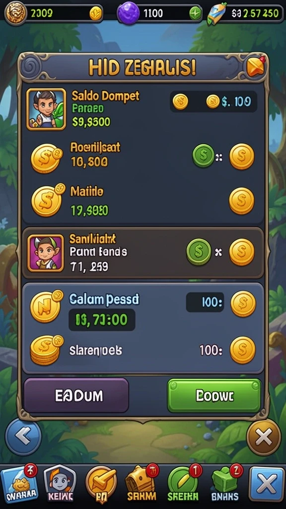 Tangkapan layar ini menampilkan mode multiplayer yang aktif.