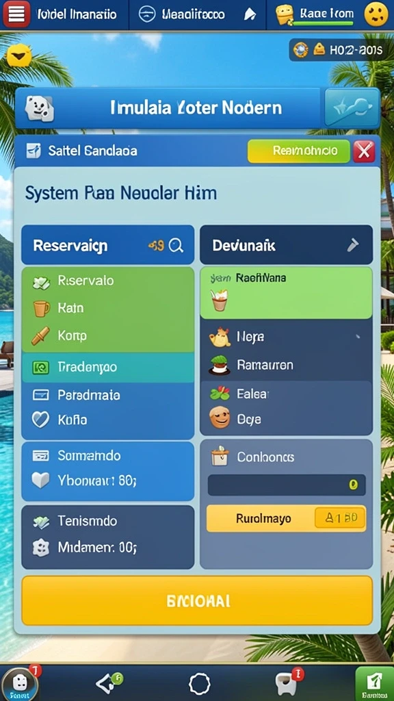 Gambaran keseluruhan level yang penuh tantangan.
