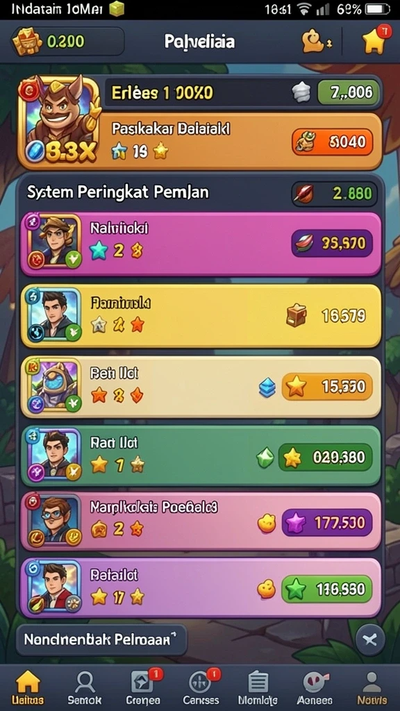 Karakter yang beragam dan unik dalam DS99.