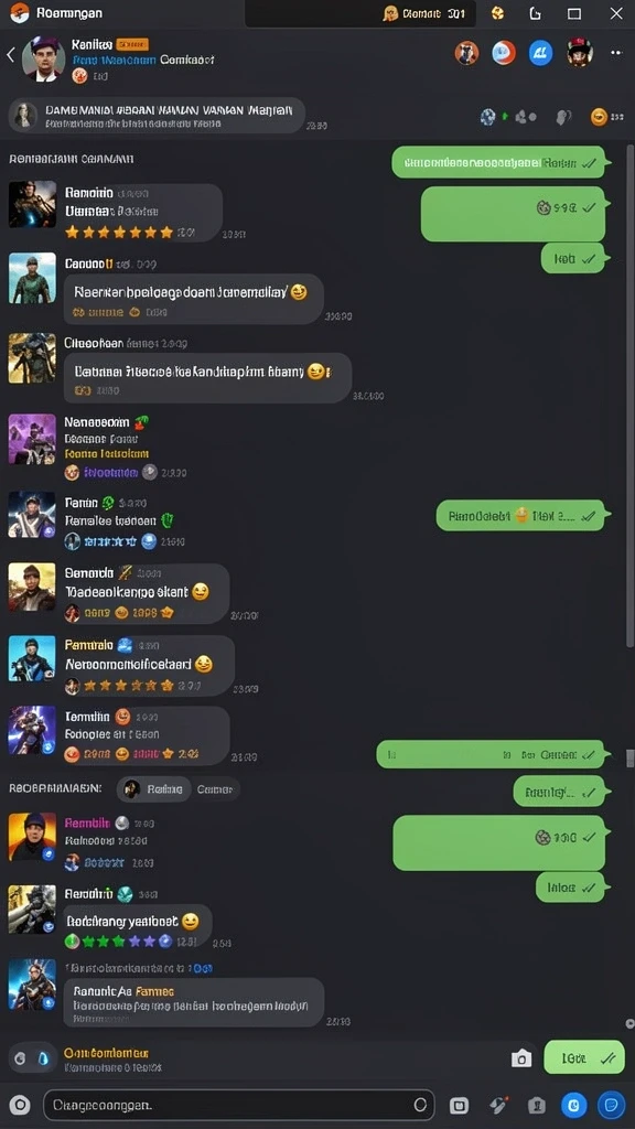 Tampilan fitur utama GAMERP yang menarik.