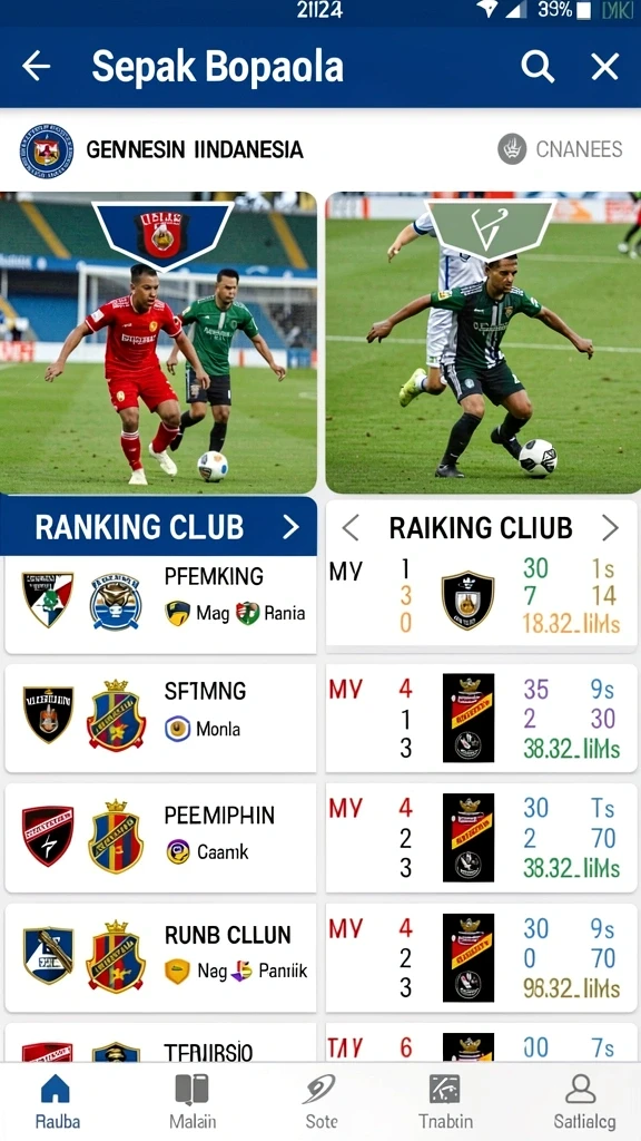 Tampilan grafik yang memukau dari dunia game.