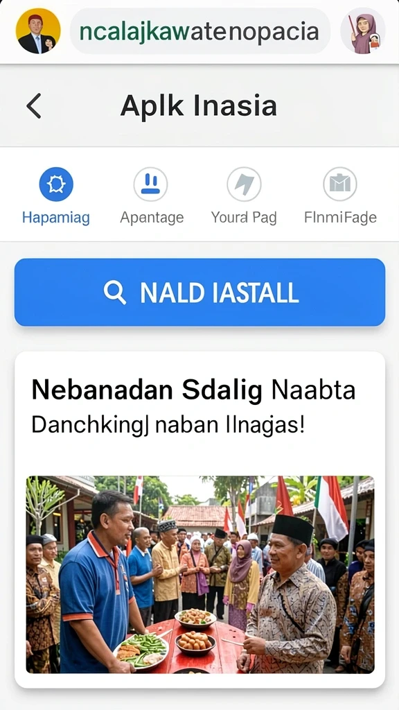 Tampilan awal permainan yang menarik dan intuitif.