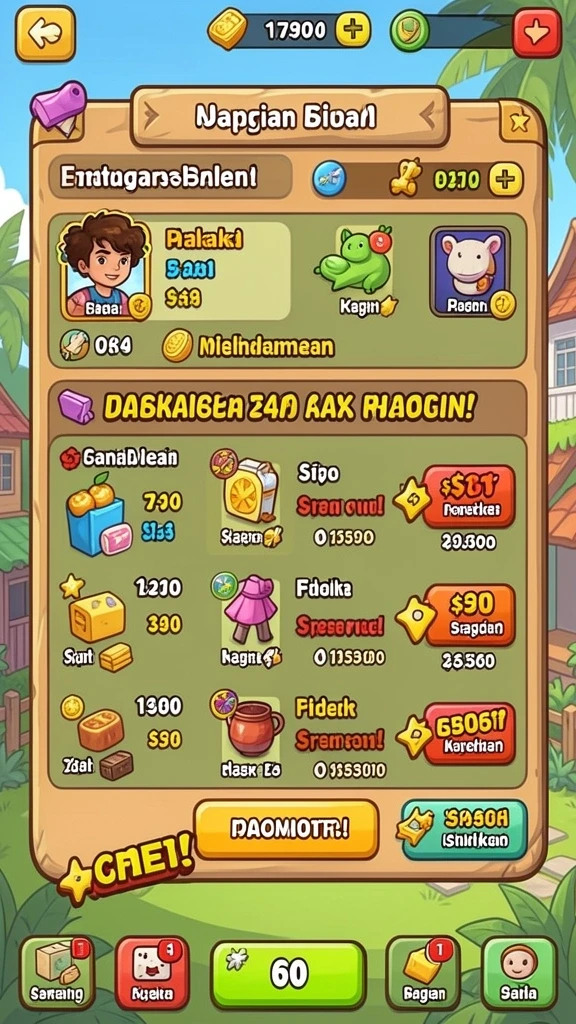 Berbagai jenis permainan slot untuk dipilih.