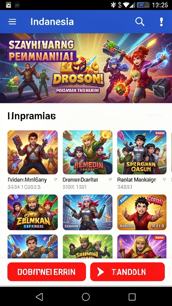 Pengalaman bermain yang seru dan menarik.
