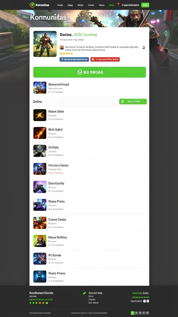 Tangkapan layar menampilkan menu utama dengan pilihan mode permainan.