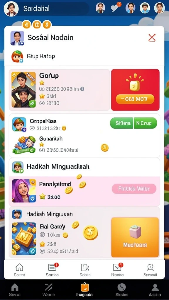 Tampilan antarmuka yang user-friendly dan menarik.