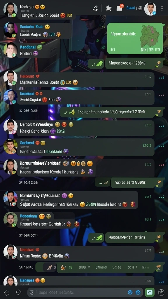 Grafik yang menarik dan detail.