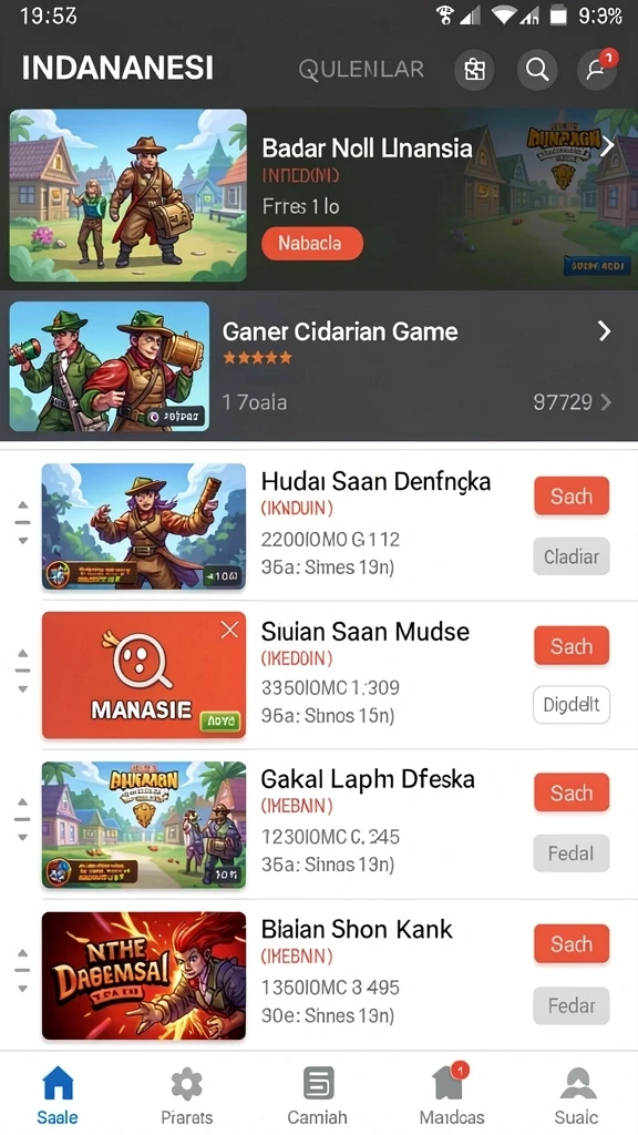 Tampilan antarmuka yang menarik dan user-friendly.