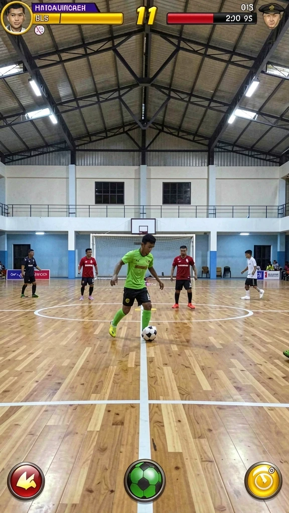 Screenshot menunjukkan mode bonus yang menguntungkan.