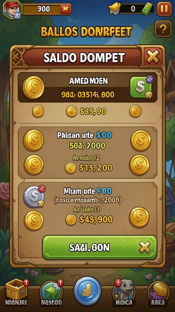 Tampilan awal game MAXSERU dengan grafis yang menarik.