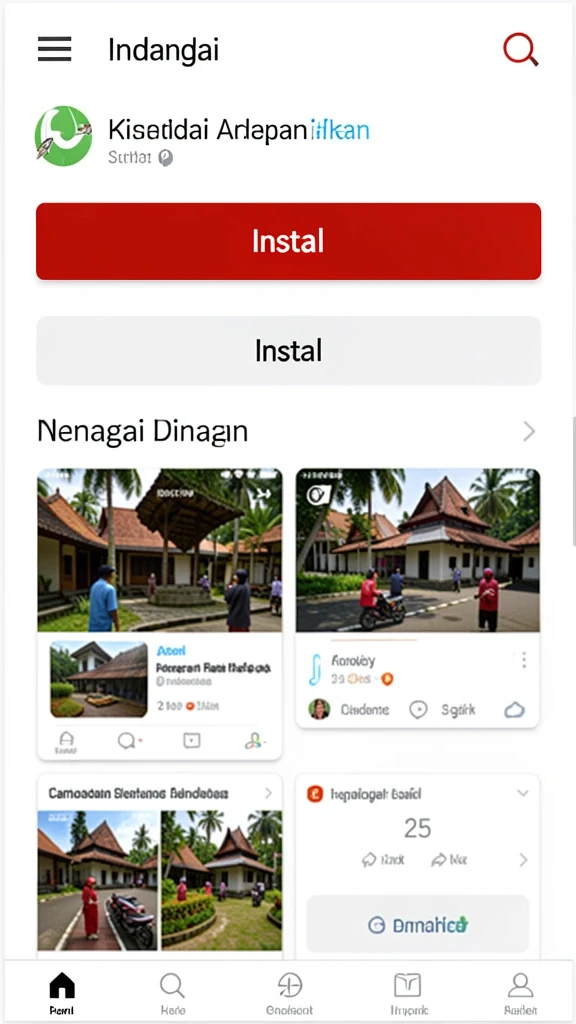 Tampilan antarmuka yang menarik.