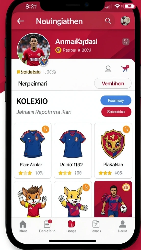 Fitur interaktif yang membuat pengalaman bermain semakin seru.