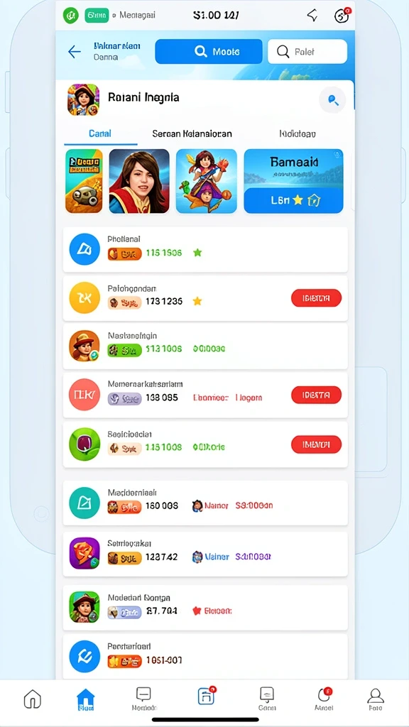 Gameplay yang menarik dengan berbagai tantangan seru.