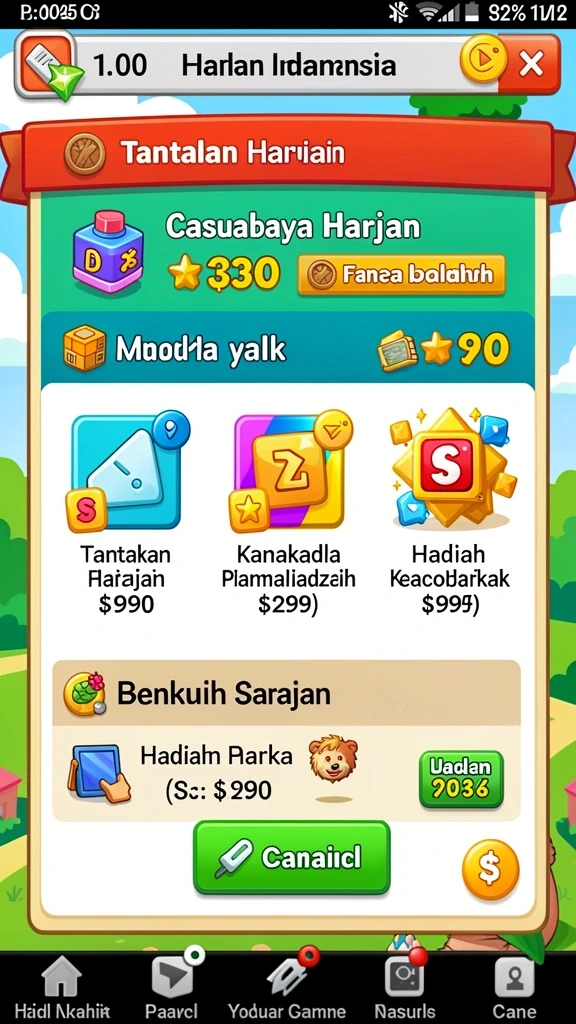 Tampilan antarmuka yang menarik dan mudah digunakan.