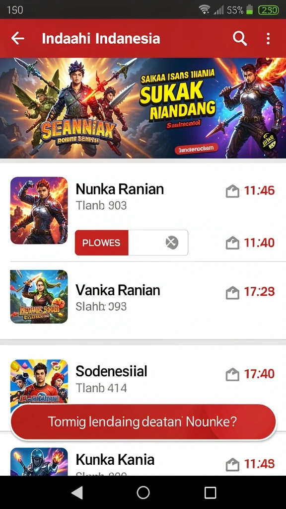 Beragam karakter dengan kemampuan yang unik.