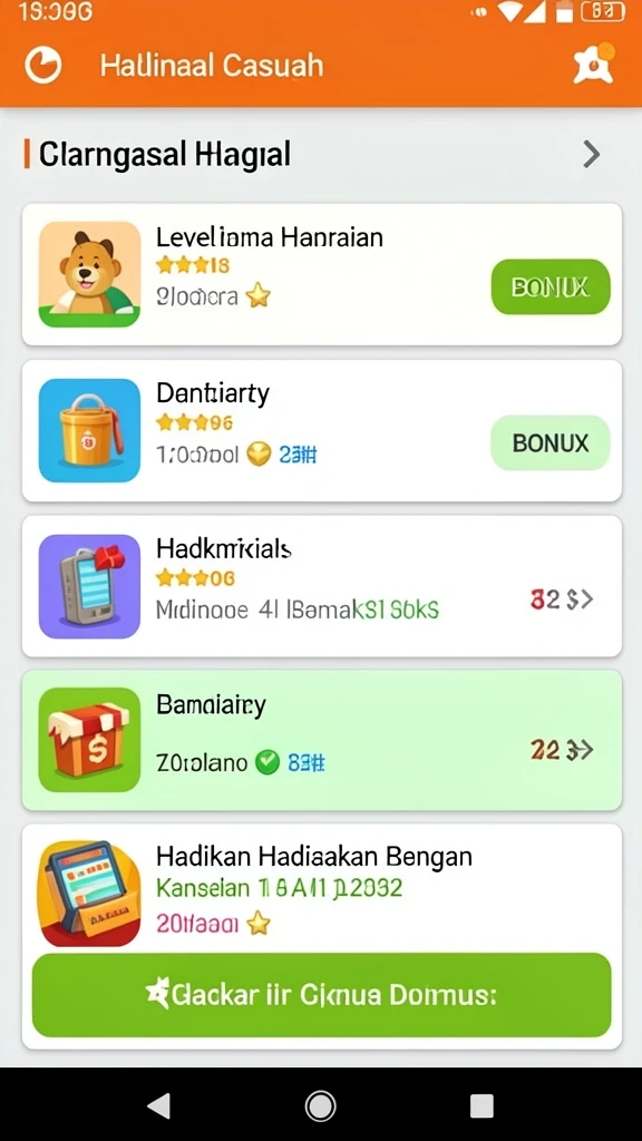 Karakter utama dalam aksi menantang lawan.