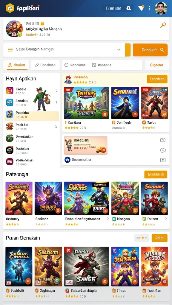 Tampilan antarmuka yang menarik dan mudah digunakan.