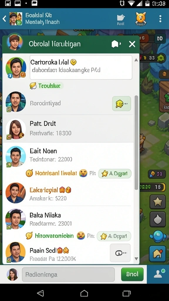 Interaksi sosial dengan pemain lain membuat pengalaman lebih seru.