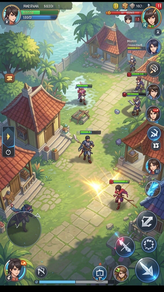 Screenshot menunjukkan fitur multiplayer dengan teman-teman.