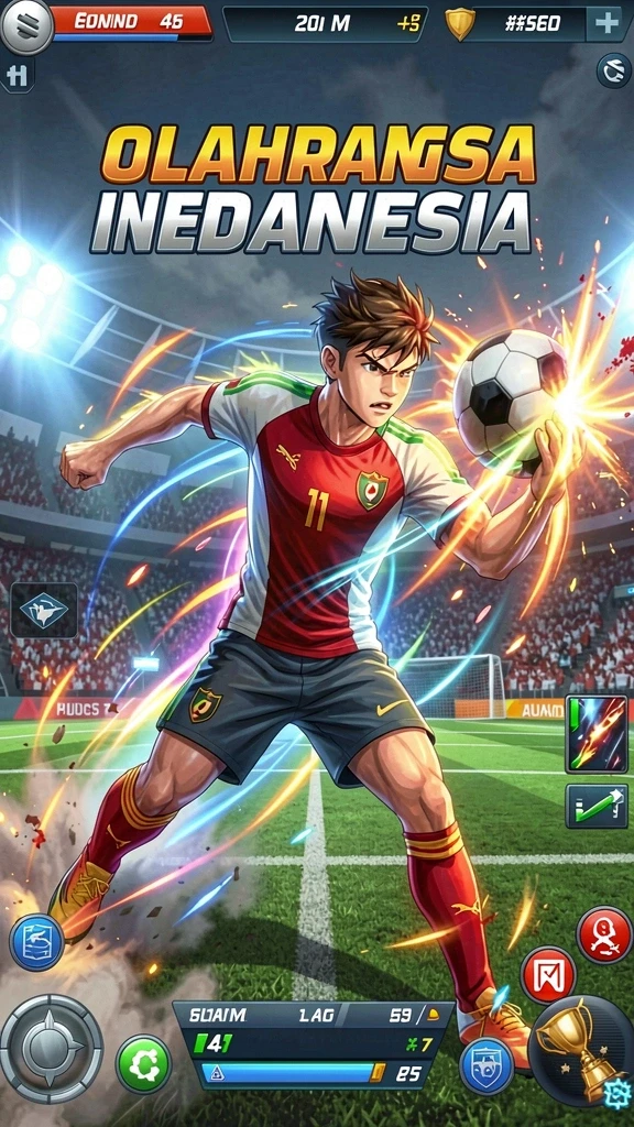 Tampilan awal yang menarik dan interaktif.